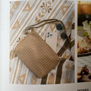 Tan Woven Women's Bag